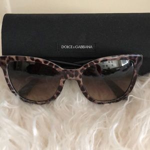 Dolce & Gabbana Leopard Cat Eye Sunnies